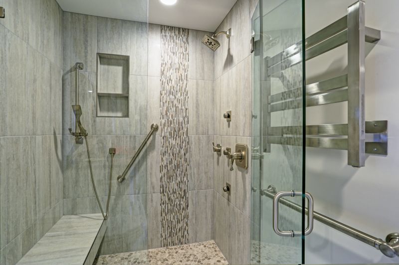 Walk-in Shower with Frameless Glass Door
