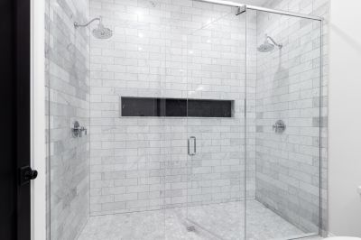 Luxury Shower with Multiple Features